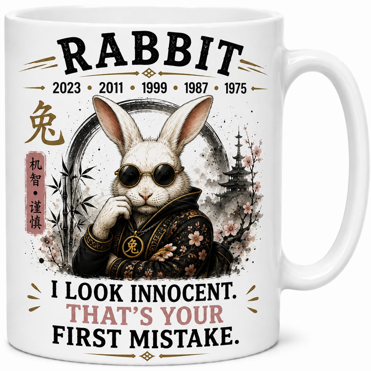 Chinese Zodiac Rabbit Mug