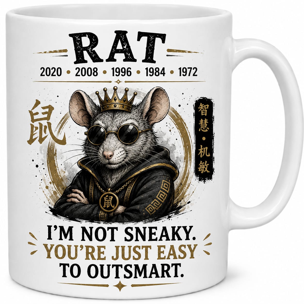 Chinese Zodiac Rat Mug