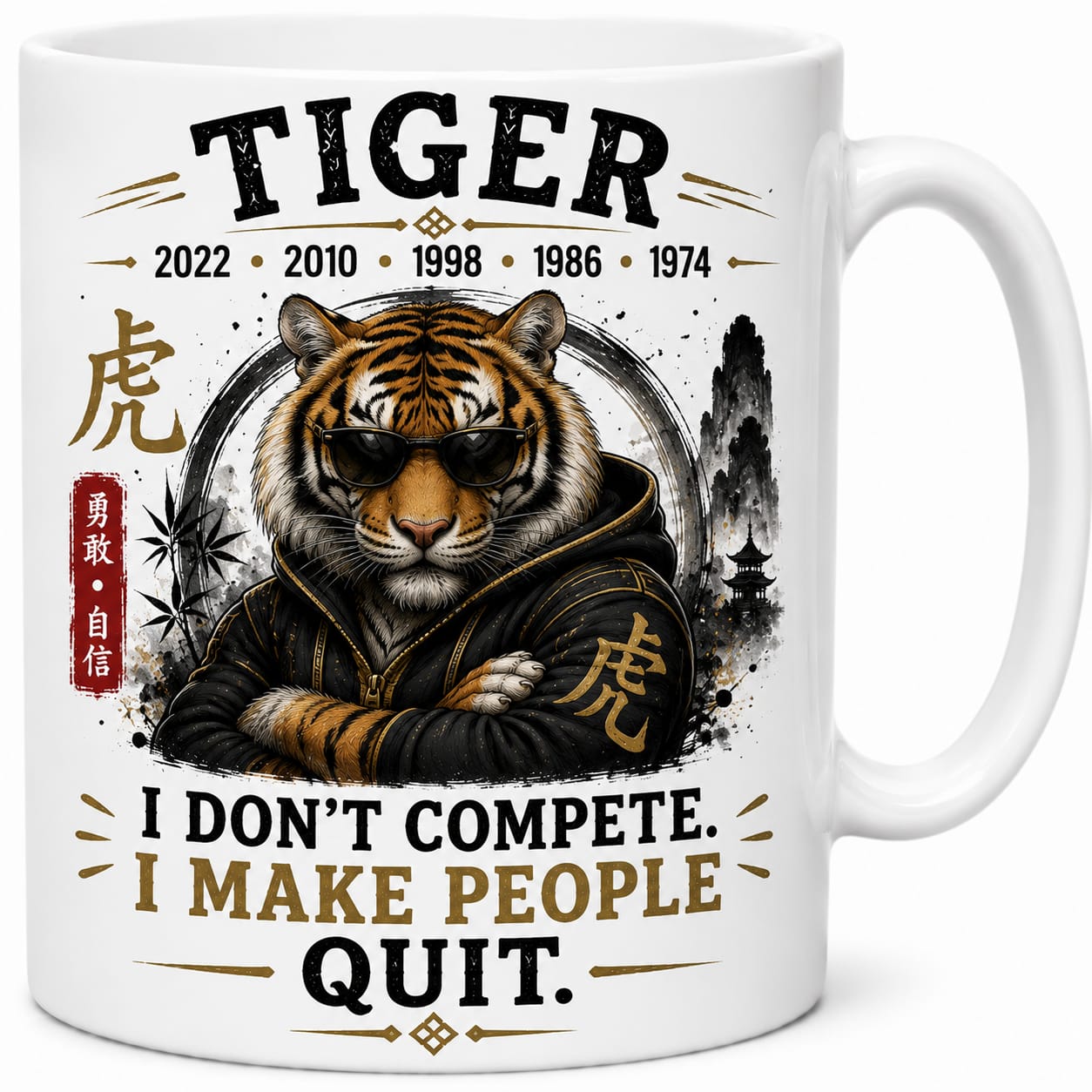 Chinese Zodiac Tiger Mug