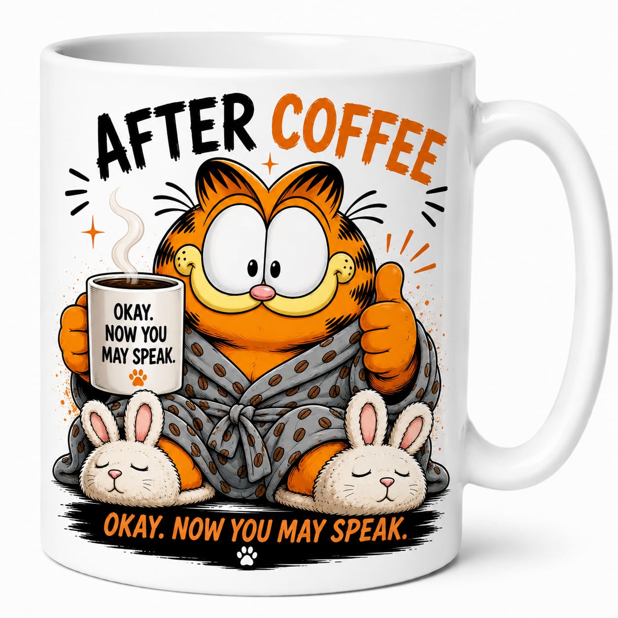After Coffee — Garfield Mug