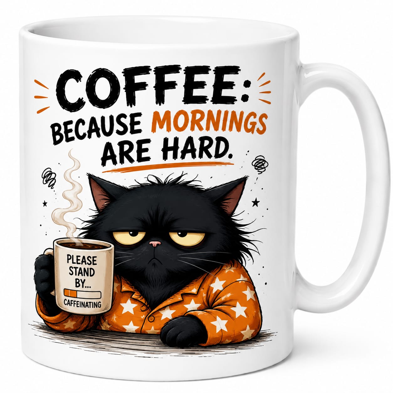 Because Mornings Are Hard Mug