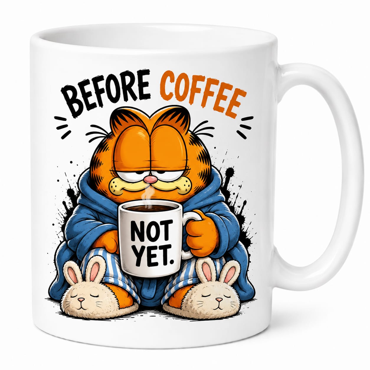 Before Coffee — Garfield Mug