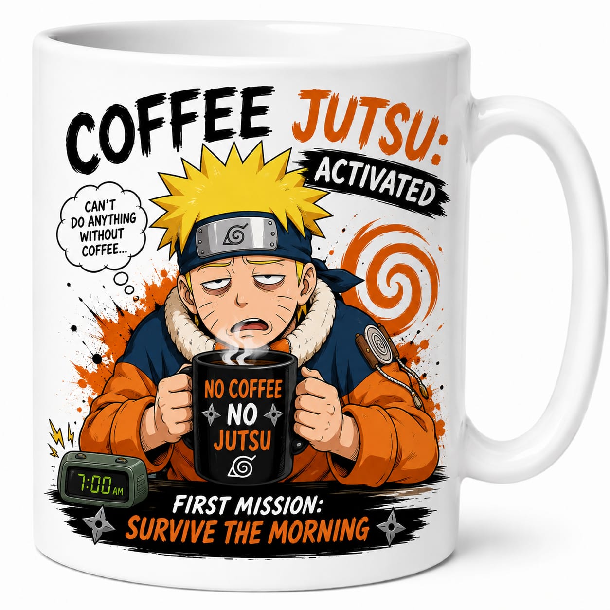 Coffee Jutsu — Naruto Mug