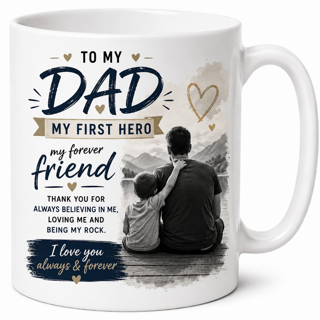 Dad My First Hero Mug