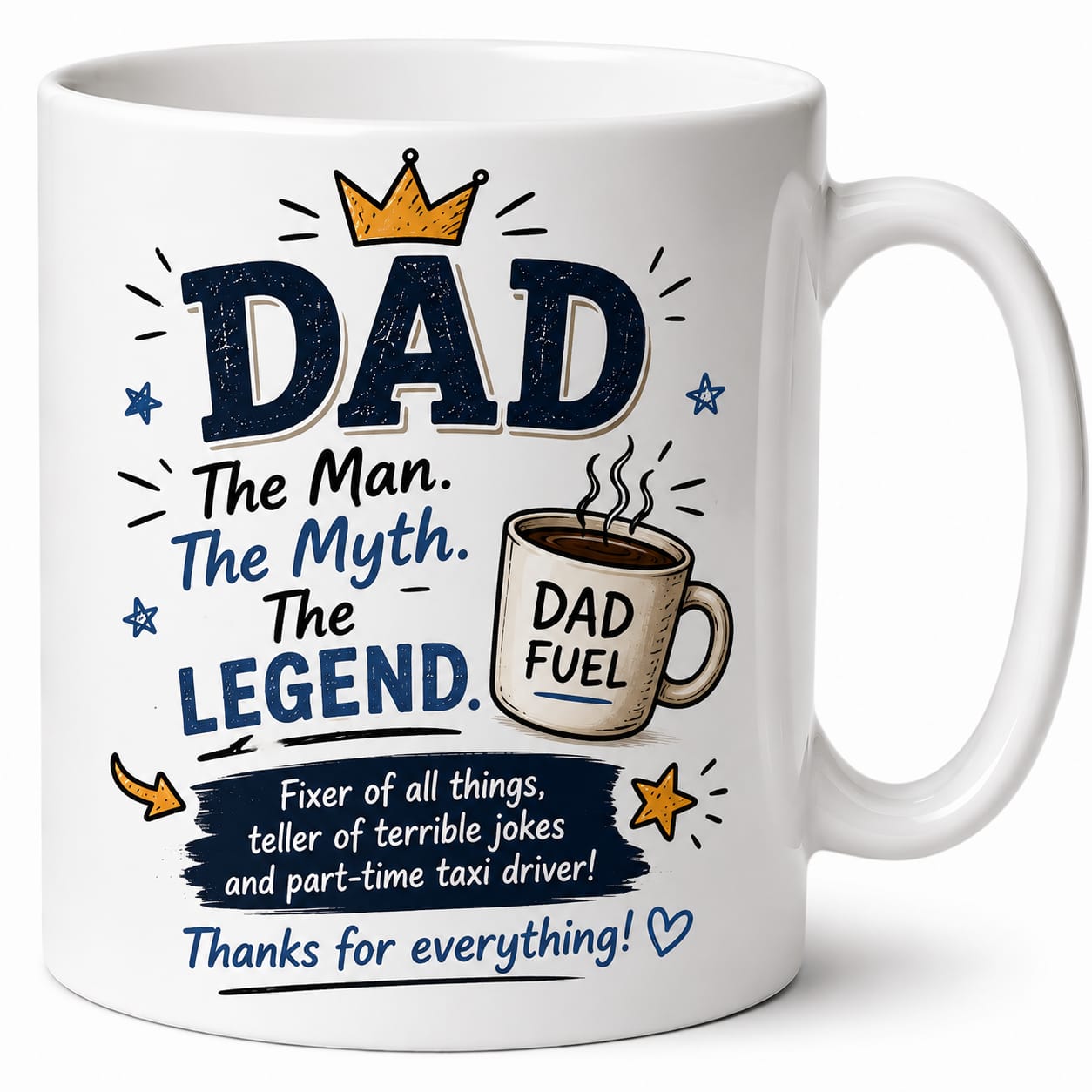 Dad The Man The Myth Mug