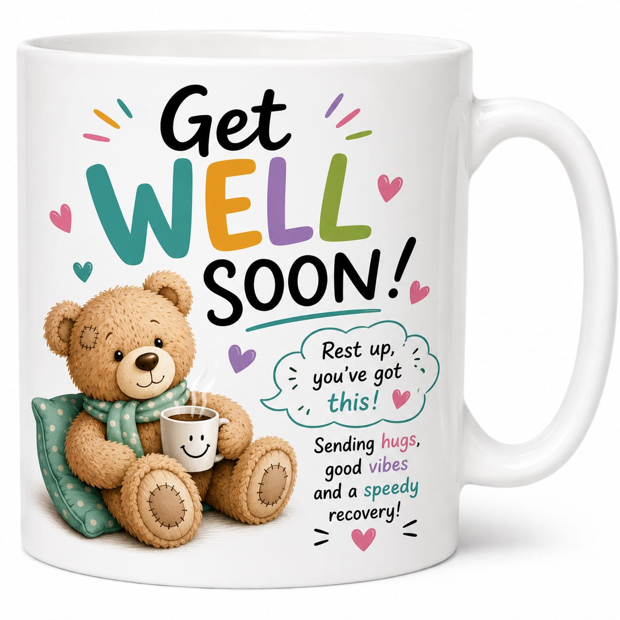 Get Well Soon Bear Mug