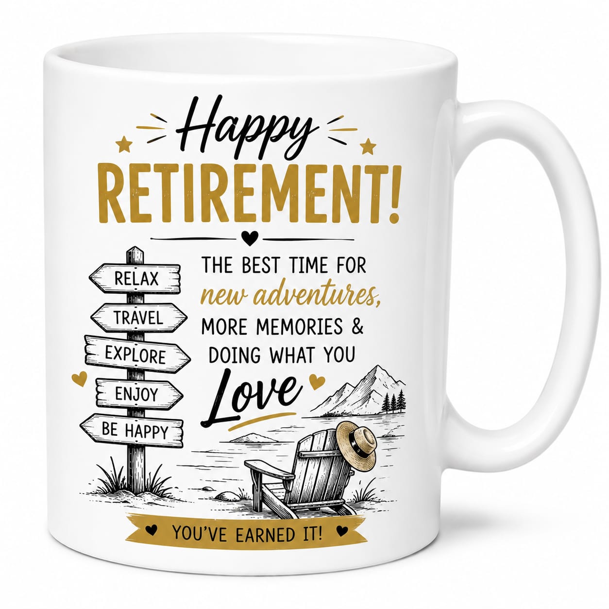 Happy Retirement Mug