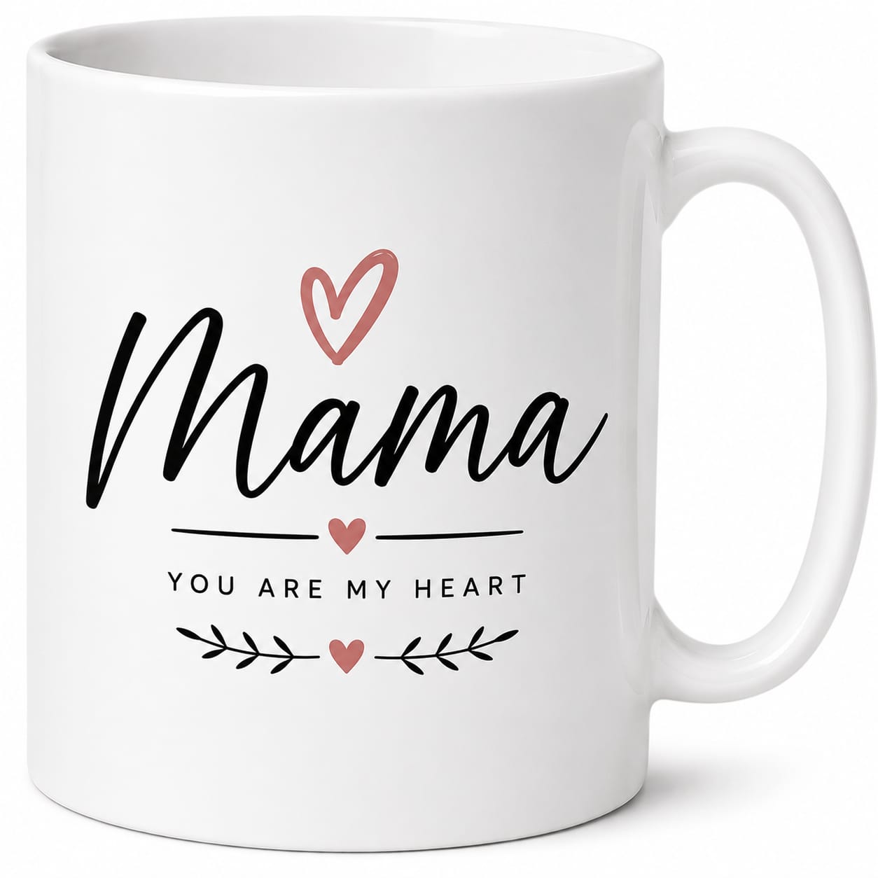 Mama You Are My Heart Mug