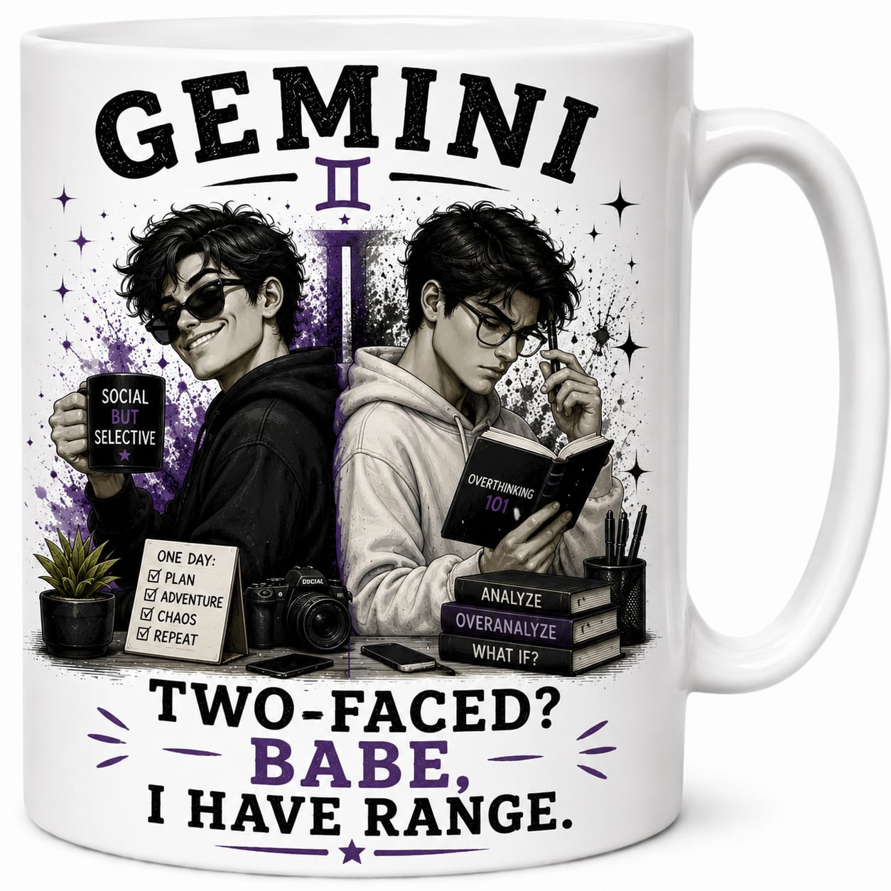 Zodiac Gemini Male Mug