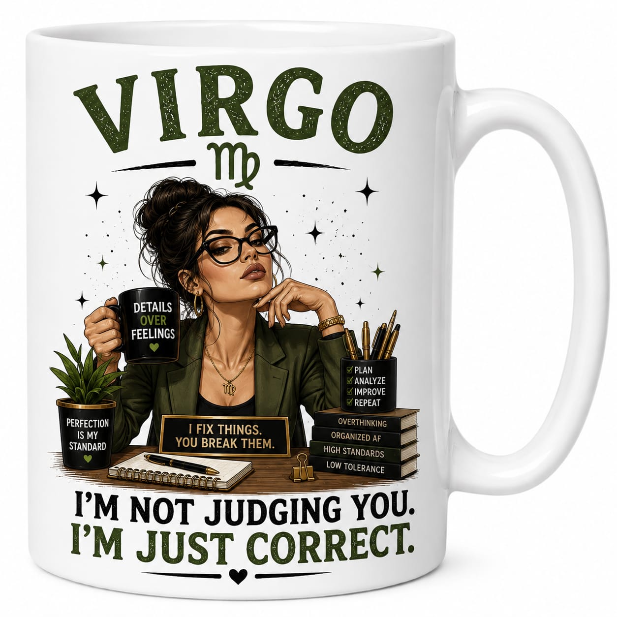 Zodiac Virgo Female Mug